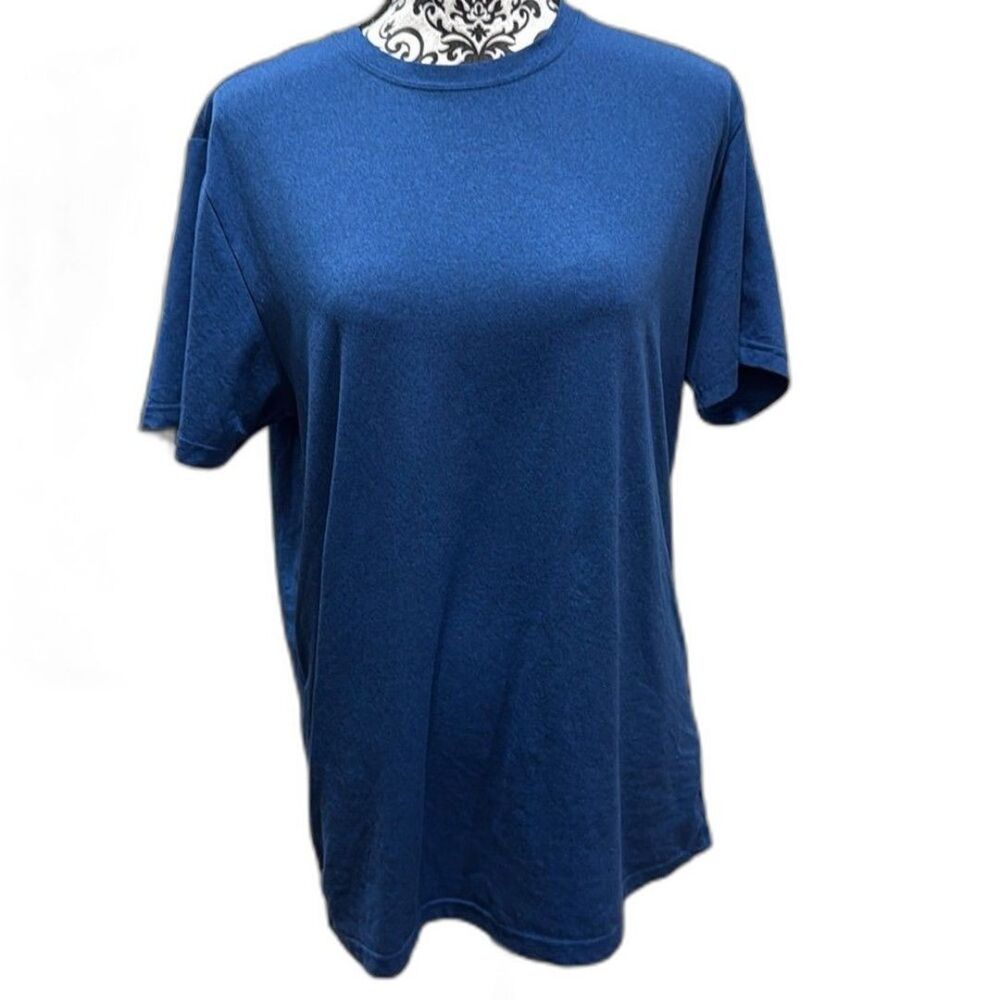 32 Degrees Blue Short Sleeve Tee Versatile Casual Wear